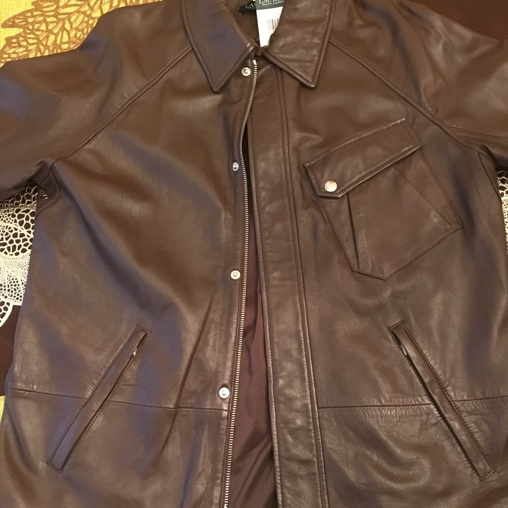 Women’s Polo Ralph Lauren leather jacket